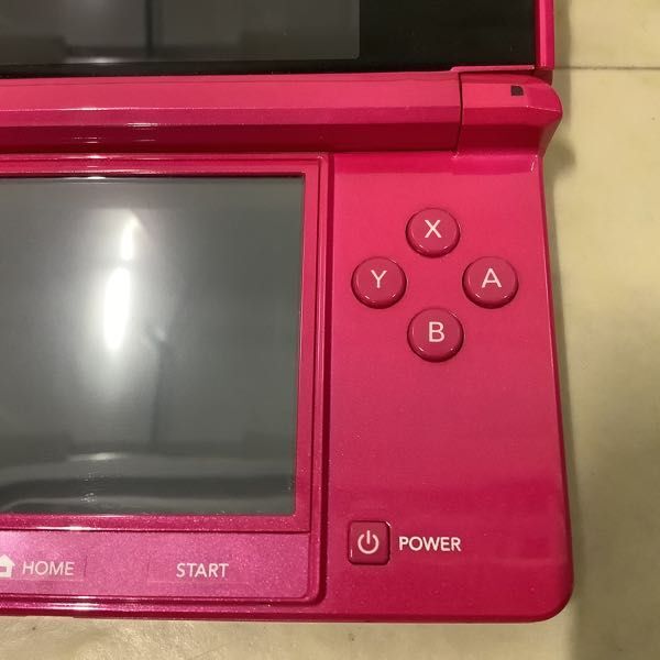 1円〜 動作確認/初期化済 箱無 NINTENDO 3DS 本体CTR-001 グロスピンク_画像5