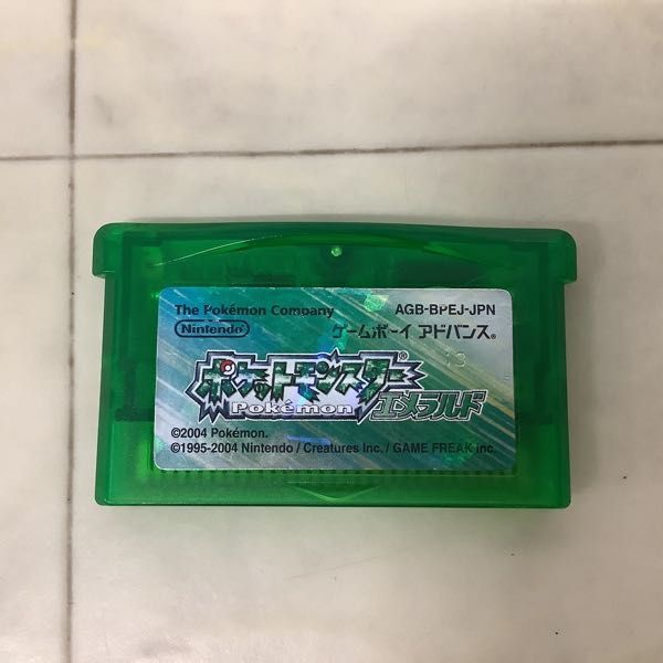 1円〜 箱無 GBA ゲームボーイアドバンス ポケットモンスター エメラルド、ボクらの太陽 太陽アクションRPG_画像2