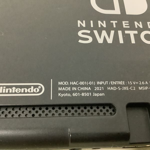 1円〜 欠品 動作確認/初期化済 Nintendo Switch HAC-001(-01) ネオンパープル ネオンオレンジ_画像5