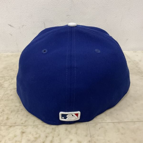 1円〜 NEW ERA MLB ロサンゼルス・エンゼルス ベースボールキャップ ブルー 7 3/4 61.5cm_画像2