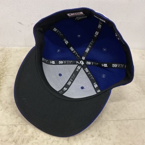 1円〜 NEW ERA MLB ロサンゼルス・エンゼルス ベースボールキャップ ブルー 7 3/4 61.5cm_画像3