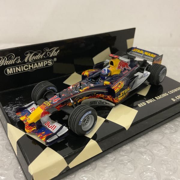 1円〜 ミニチャンプス 1/43 レッドブルレーシング COSWORTH RB1 D.COULTHARD #14_画像3