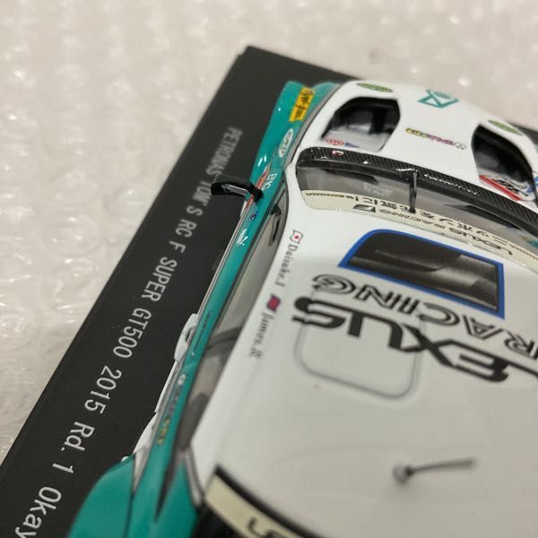 1円〜 エブロ 1/43 SUPER GT500 2015 Rd.1 岡山 PETRONAS TOM’S RC F ＃36の画像4