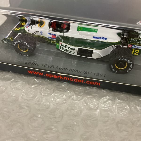 1円〜 スパーク 1/43 ロータス 102B Australian GP 1991_画像4