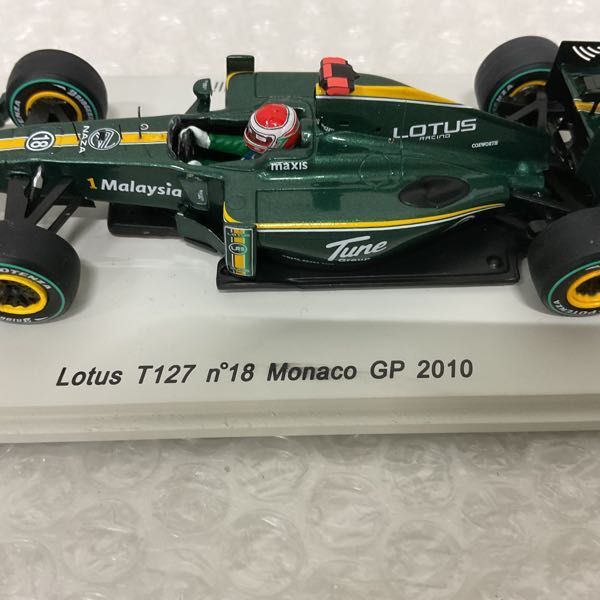 1円〜 スパーク 1/43 Lotus T127 ＃18 Monaco GP 2010の画像5