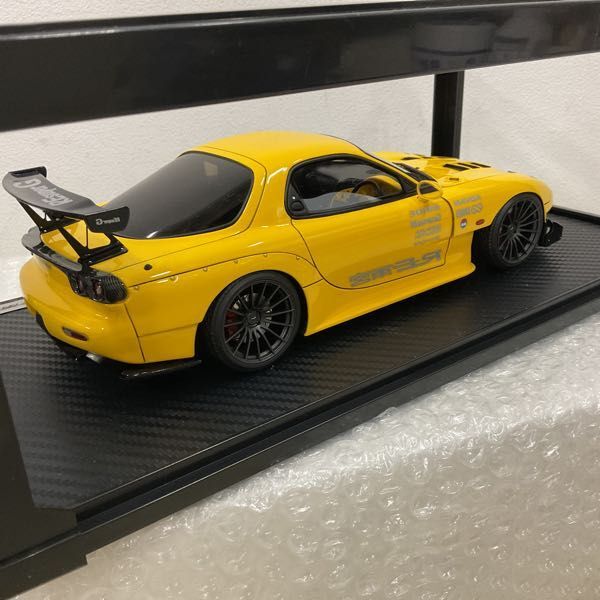 1円〜 イグニションモデル 1/18 マツダ RX-7 FD3S RE 雨宮 イエローの画像4