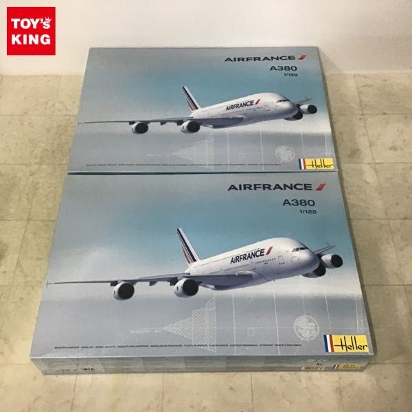 1円〜 エレール 1/120 エールフランス エアバス A380 2点_画像1