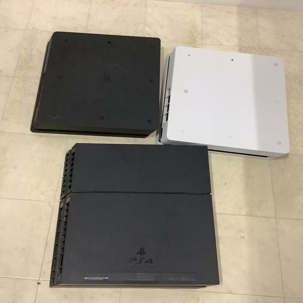 1円〜 箱無/動作確認/初期化済 PlayStation 4 本体 CUH-2200A グレイシャー・ホワイト、CUH-2100A ジェット・ブラック他_画像2