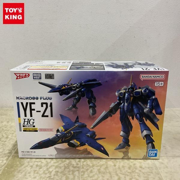 1円〜 HG 1/100 マクロスプラス YF-21の画像1