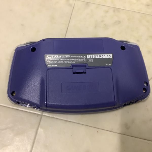 1円〜 GBA ゲームボーイアドバンス AGB-001 バイオレット ミルキーブルーの画像3