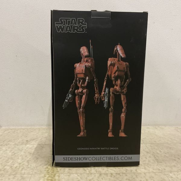 1円〜 サイドショウ ミリタリーズ・オブ・スター・ウォーズ 1/6 STAR WARS ジオノーシス・バトル・ドロイド 2体セットの画像6