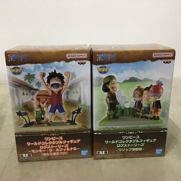 1円〜 未開封 ONE PIECE ワールドコレクタブルフィギュア ログストーリーズ サンジ&ゼフ、ウソップ海賊弾 他_画像6