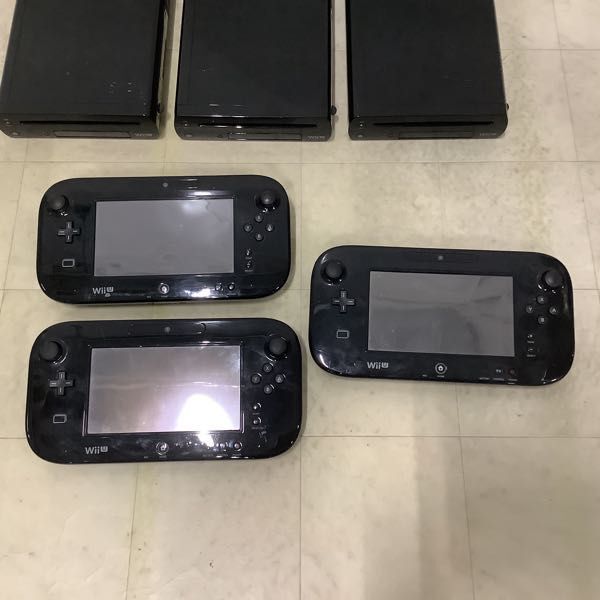 1円〜 初期化済 箱無 ニンテンドー Wii U 本体 WUP-101（01）クロ 32GB、GAME PAD WUP-010 クロ_画像3