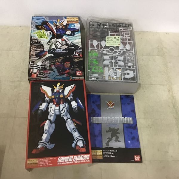 1円〜 MG 1/100 機動武闘伝Gガンダム シャイニングガンダム、マスターガンダム_画像5