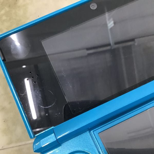 1円〜 欠品 箱無 動作確認/初期化済 ニンテンドー3DS CTR-001(JPN) ライトブルー 本体_画像5