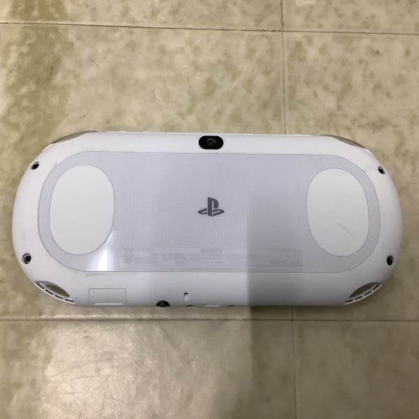 1円〜 箱無 動作確認/初期化済 PS VITA PCH-2000 グレイシャーホワイト 本体_画像2