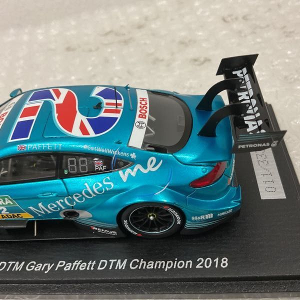 1円〜 スパーク 1/43 メルセデス AMG C63 DTM Gary Pafett DTM Champion 2018の画像4