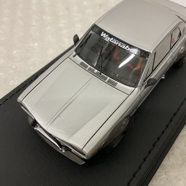 1円〜 イグニッションモデル 1/43 ニッサン スカイライン 2000GT-R KPGC10 シルバーの画像4