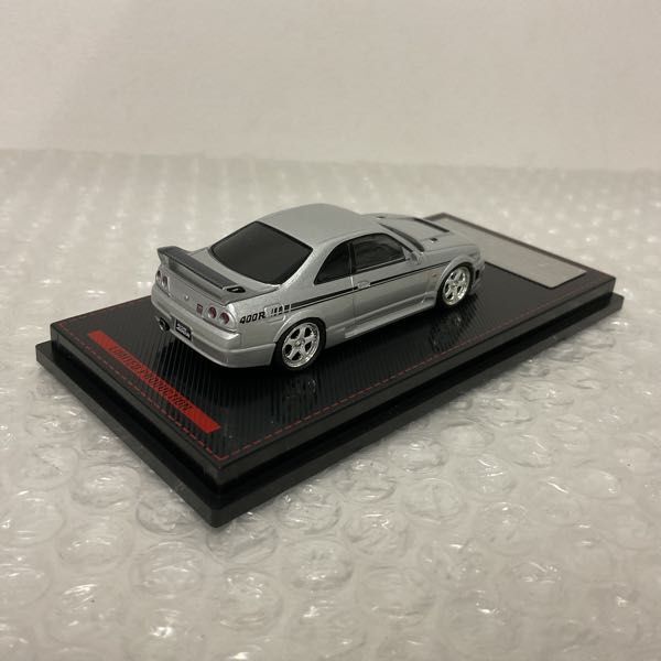 1円〜 イグニッションモデル 1/64 Nismo R33 GT-R 400R シルバーの画像3