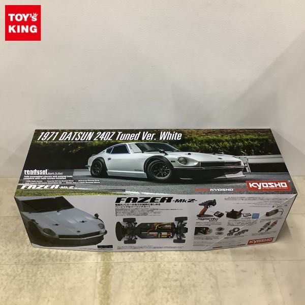 1円〜 京商 1/10 電動RC 1971 ダットサン 240Z チューンドVer. ホワイト レディセットの画像1