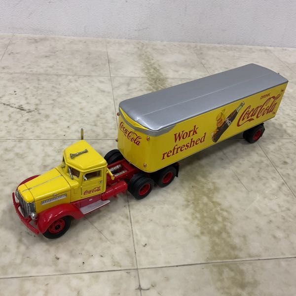 1円〜 ジャンク 箱無 マッチボックス DINKY DYM38050 PETERBILT コカコーラ トレーラー_画像9