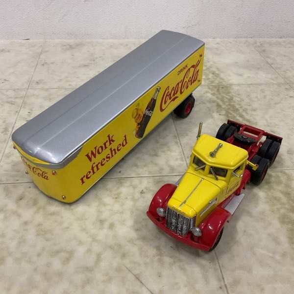 1円〜 ジャンク 箱無 マッチボックス DINKY DYM38050 PETERBILT コカコーラ トレーラー_画像2