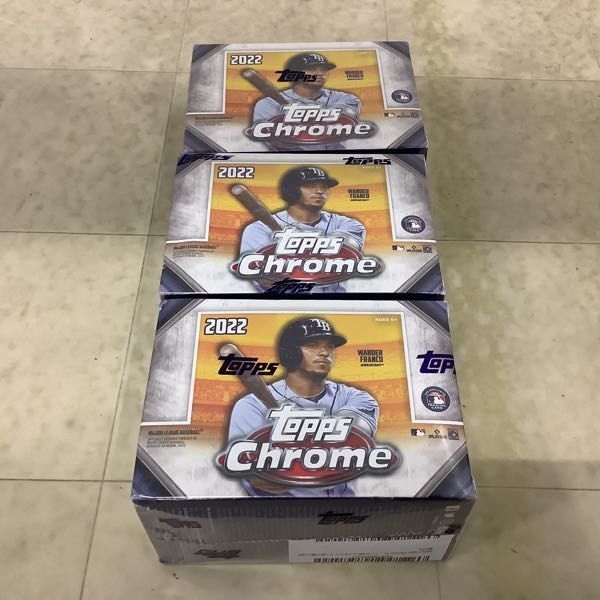 1円〜 未開封 Topps Chrome 2022 Baseball 8 Pack Blaster Box 3点の画像2