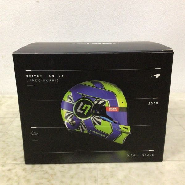 1円〜 BELL 1/2 F1 ランド・ノリス 2020 マクラーレン ミニヘルメットの画像8