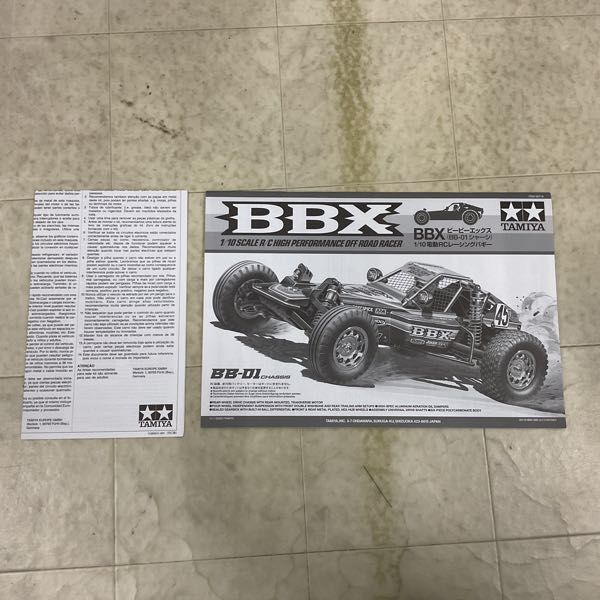 1円〜 タミヤ 1/10 電動RCレーシングバギー BBX BB-01シャーシの画像7