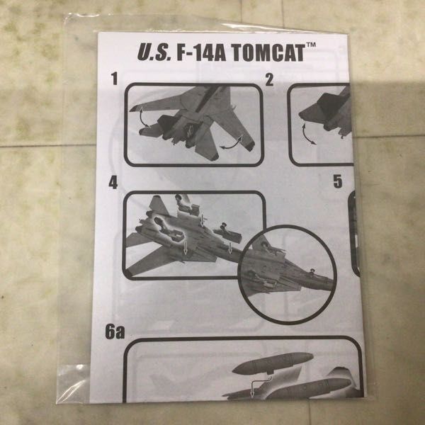 1円〜 内未開封 UNIMAX 1/72 U.S.F-14A トムキャット VF-154 Black Knightsの画像5