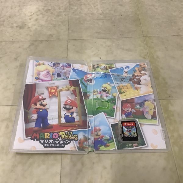 1円〜 Nintendo Switch New スーパーマリオブラザーズ U デラックス マリオ＋ラビッツ キングダムバトル 他の画像2