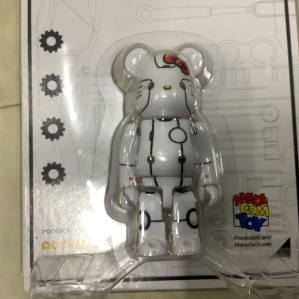 1円〜 未開封 メディコム・トイ BE@RBRICK ベアブリック 100% ロボット キティ ホワイト_画像3