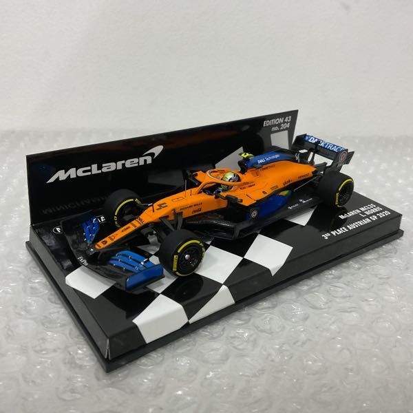 1円〜 ミニチャンプス 1/43 マクラーレン MCL35 L.NORRIS 3rd オーストリアGP 2020_画像2