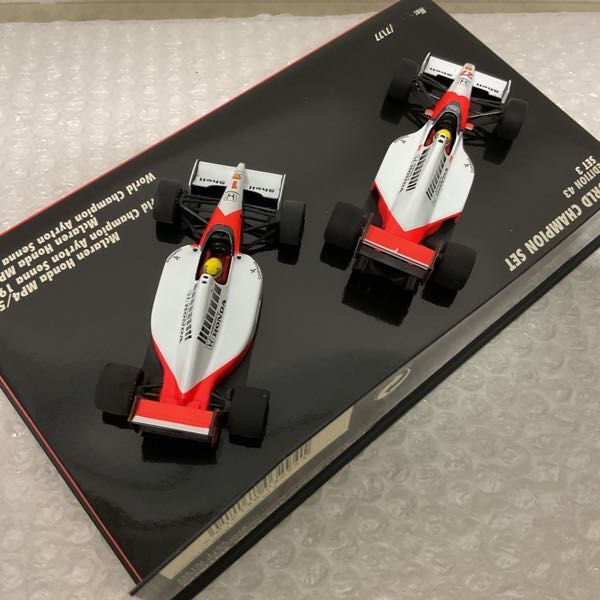 1円〜 ミニチャンプス 1/43 ワールドチャンピオンセット3 マクラーレン ホンダ MP4/5B 1990 MP4/6 1991 アイルトン・セナの画像3