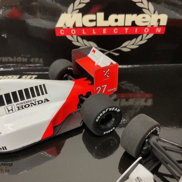 1円〜 ミニチャンプス 1/43 ワールドチャンピオンセット3 マクラーレン ホンダ MP4/5B 1990 MP4/6 1991 アイルトン・セナの画像4