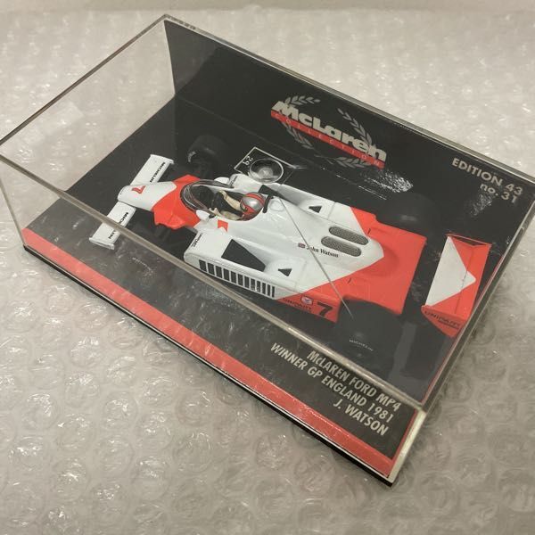 1円〜 ミニチャンプス 1/43 マクラーレン フォード MP4 Winner GP England 1981 J.ワトソンの画像8