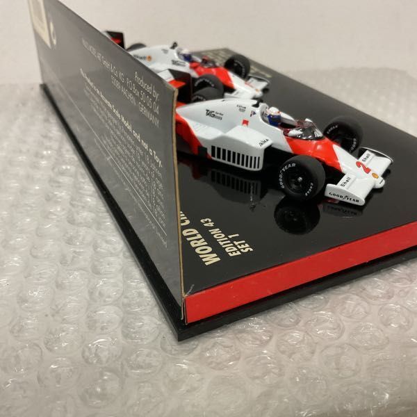 1円〜 ミニチャンプス 1/43 ワールドチャンピオンセット1 マクラーレン TAG Turbo MP4/2B 1985 MP4/2C 1986 アラン・プロストの画像5