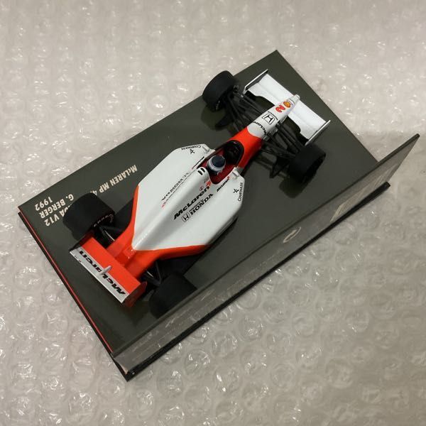 1円〜 ミニチャンプス 1/43 McLAREN MP 4/7 Honda V12 G.BERGER 1992_画像3