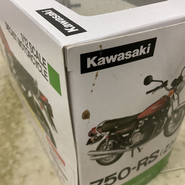 1円〜 未開封 アオシマ 完成品バイクシリーズ 1/12 カワサキ 750RS Z2の画像5