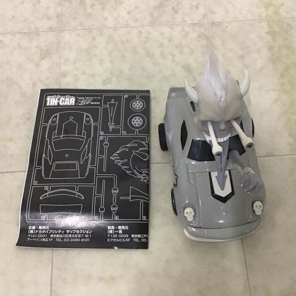 1円〜 ZAAP! パスヘッド ココバット モンスター POSI-TRACTION TIN-CAR 通常版 ブラック&ホワイト エディションの画像2