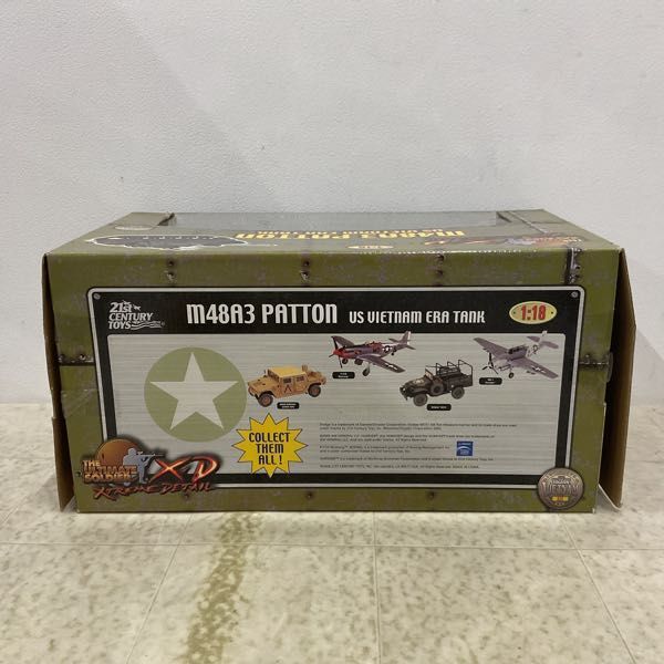 1円〜 21st Century Toys 1/18 M48A3 Patton US Vietnam Era Tankの画像6