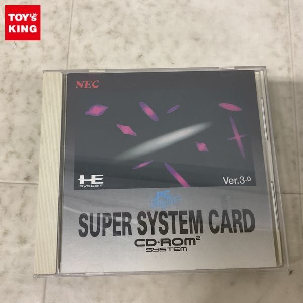 1円〜 PCエンジン HuCARD CD-ROM2 スーパーシステムカード Ver.3.0の画像1