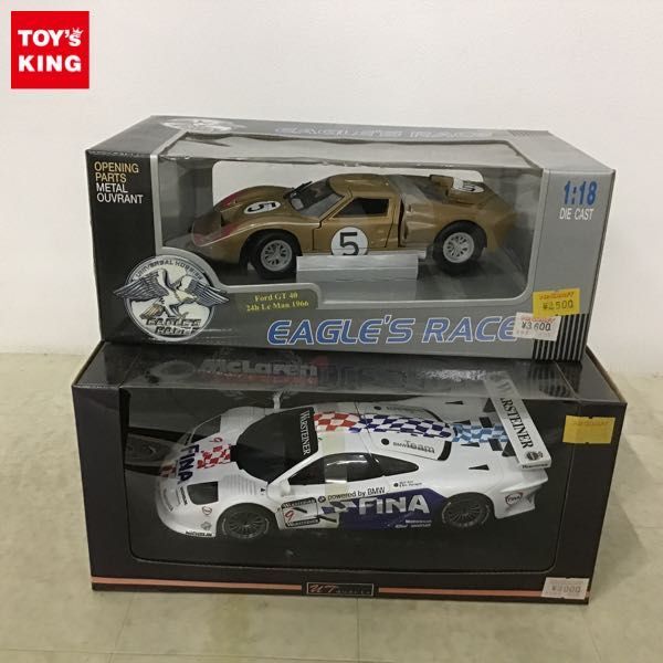 1円〜 UTモデル 他 1/18 マクラーレンF1 GTR BMW Kox/Ravaglia GT 1997、フォード GT40 #5_画像1