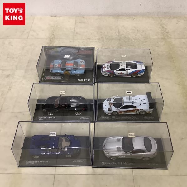 1円〜 ミニチャンプス 等 1/43 ポルシェ カレラ GT FORD GT 40 No.9 他の画像1