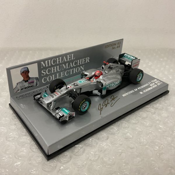 1円〜 ミニチャンプス 1/43 ミハエルシューマッハコレクション メルセデスGP ペトロナス F1 TEAM MGP W02 2011_画像2