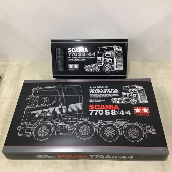 1円〜 タミヤ 1/14 電動RCビッグトラックシリーズ トレーラーヘッド スカニア 770 S 8×4/4の画像3