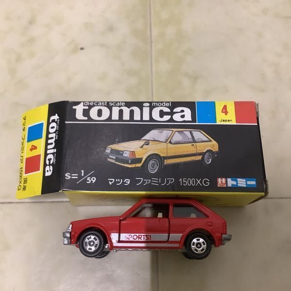 1円〜 黒箱トミカ 日本製 マツダ ファミリア 1500XG トヨタ セリカ ターボ 他の画像4