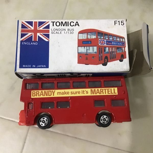 1 jpy ~ blue box Tomica London bus 2 point Neo plan bus Skyline na-1 point made in Japan 