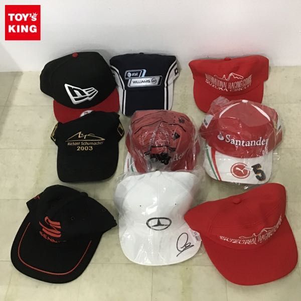 1円〜 フェラーリ レプリカ Vettel Cap KAZUKI CAP NY フリーサイズ 他の画像1