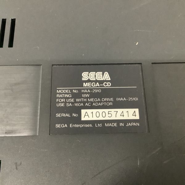 1円〜 箱無 セガ メガドライブ専用 メガCD MEGA CD HAA-2910の画像3